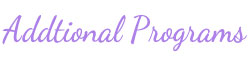 additional programs